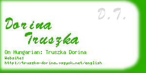 dorina truszka business card